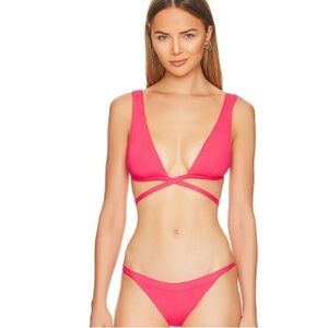 New LSpace Bikini Set in Cherry Red. Size Large.
